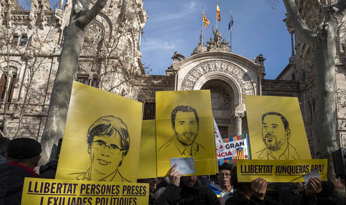 Katalaanid nõuavad oma juhtidele vabadust