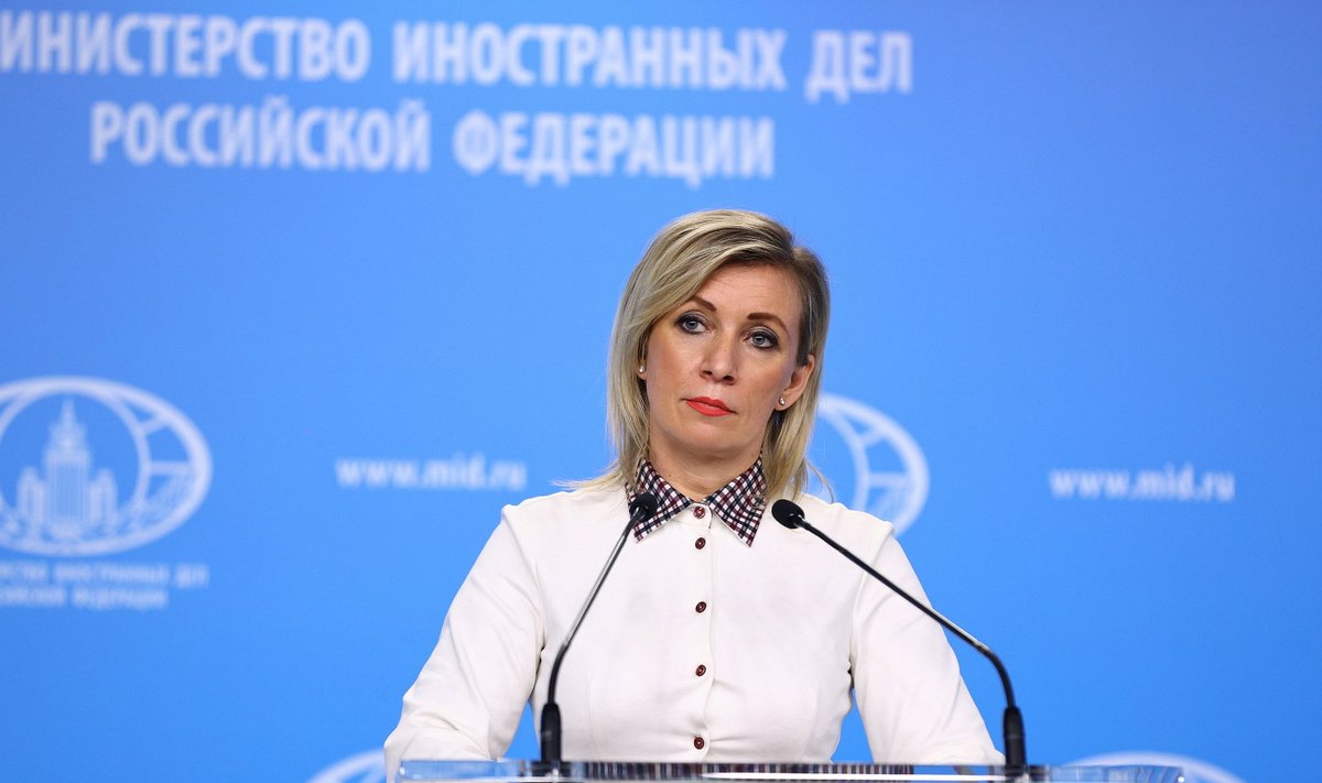 Vene välisministeeriumi pressiesindaja Maria Zahharova. 
