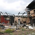 FOTO: Pesumasina rikke tõttu põles talu kõrvalhoone maha