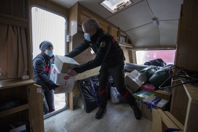 Humanitaarabi kogumine Ukraina heaks Punases Ristikus
