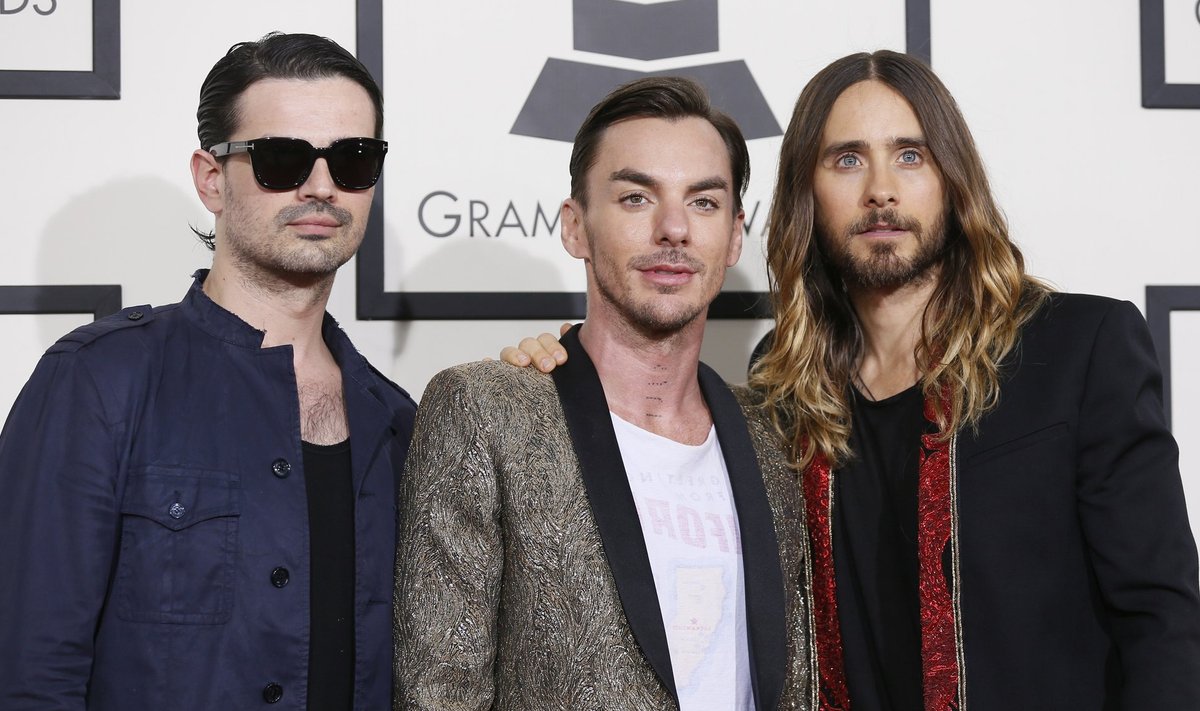 Thirty Seconds to Mars: Tomo Milicevic, Shannon Leto ja Jared Leto 
