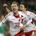 VIDEO | Põhjamaade pidu! Taani purustas võõrsil Iirimaa ning sõidab MM-finaalturniirile
