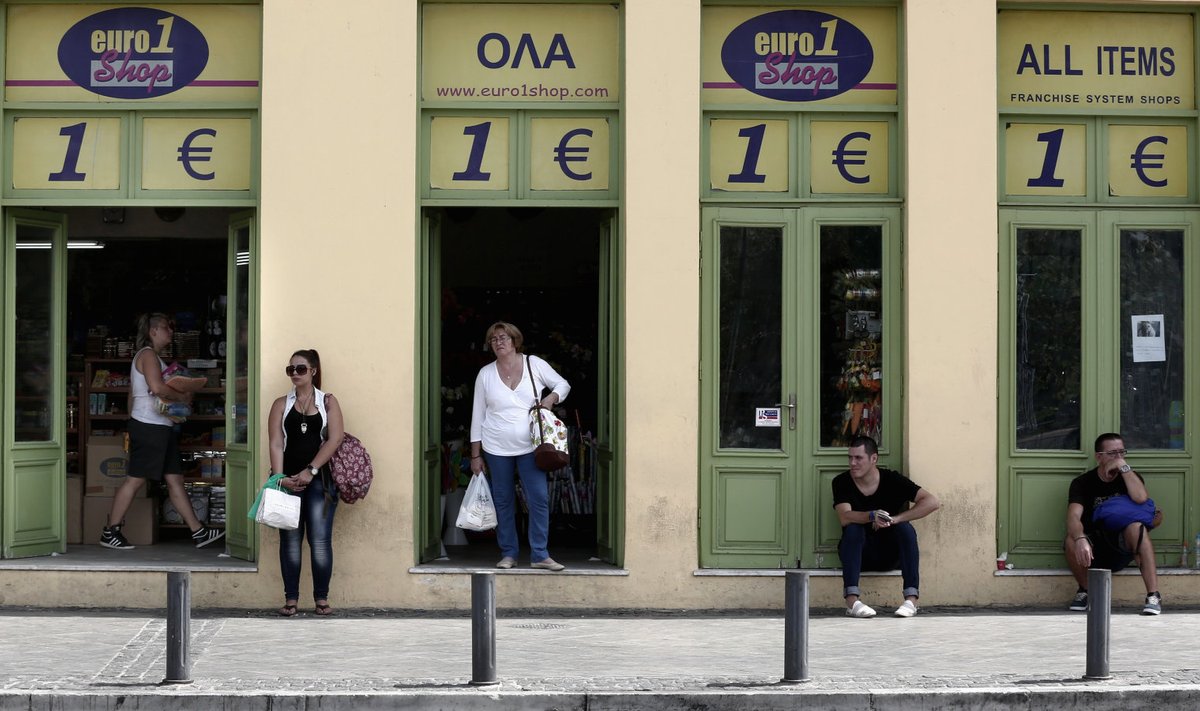 Ühe euro pood Kreekas