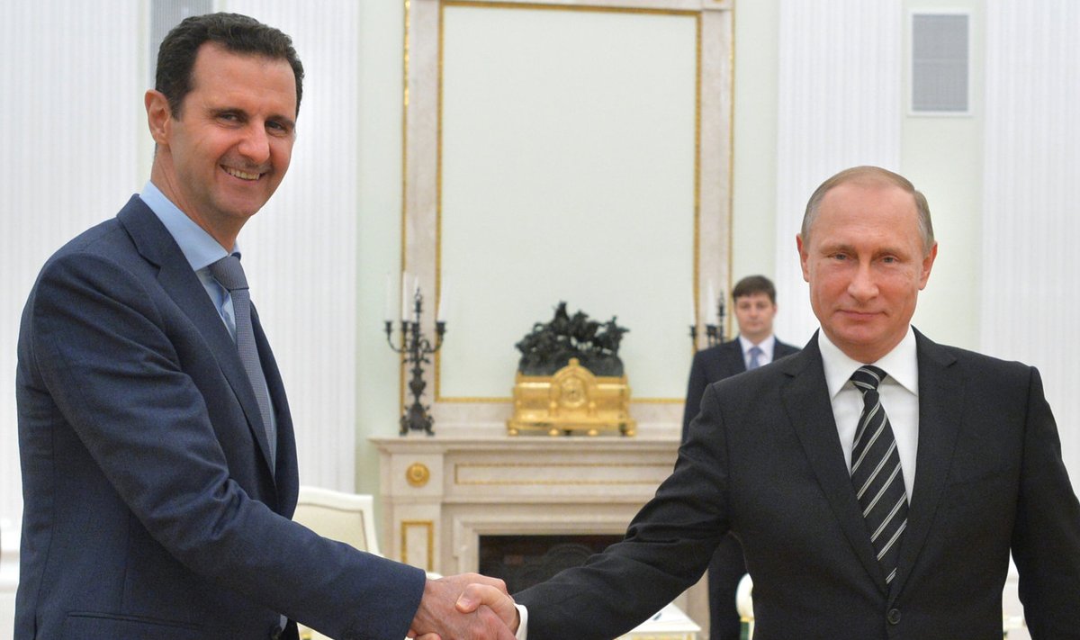 Bashar al-Assad ja Vladimir Putin teisipäeval Moskvas