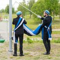 DELFI VIDEO ja FOTOD | Eesti Rahva Muuseumi lipuväljakul heisati Eesti lipu päeva puhul sinimustvalged