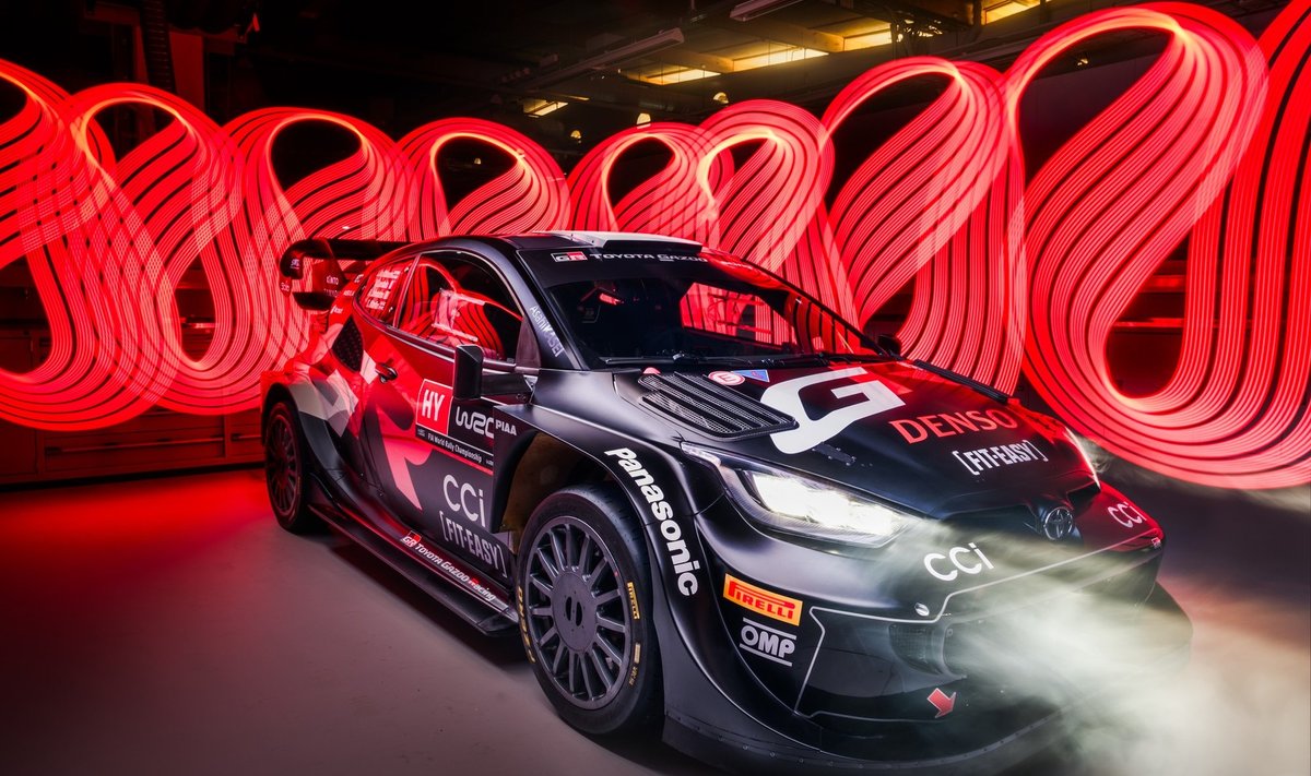Toyota uue hooaja Rally1 masin