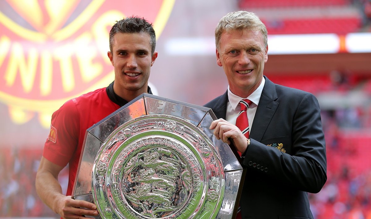 David Moyes juhendas aastatel 2013-2014 Manchester Unitedit ja Robin van Persie't.