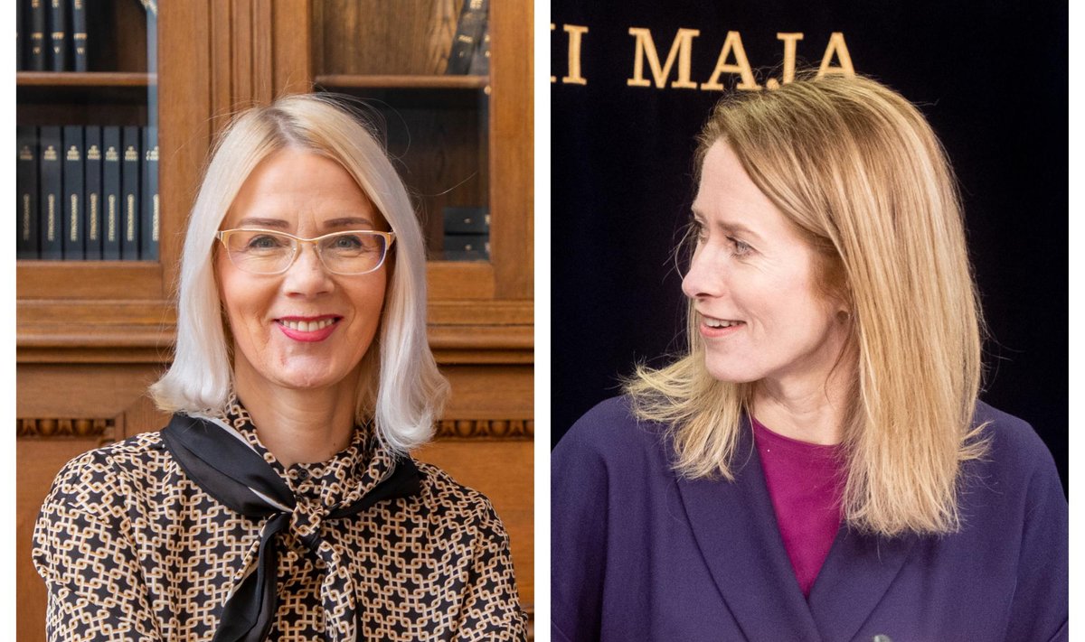 Helle-Moonika Helme ja Kaja Kallas