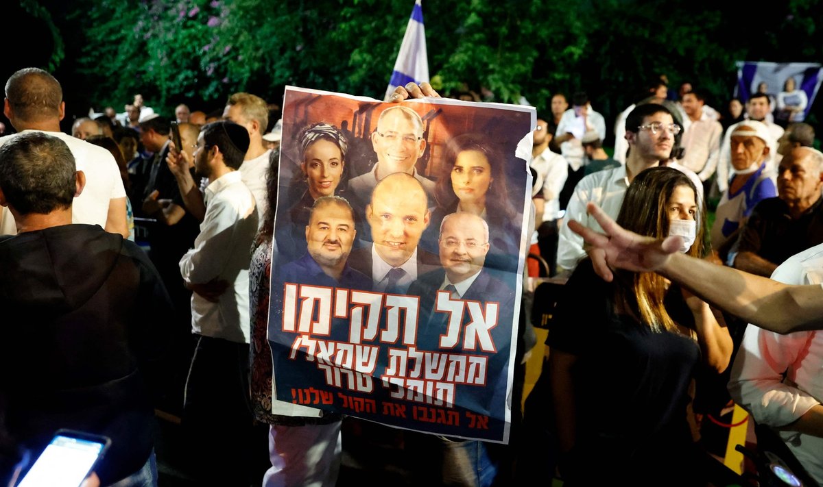2. juunil toimunud meeleavaldus peaminister Benyamin Netanyahu toetuseks
