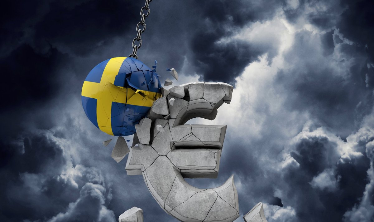 Rootsi majandus võitleb teiste suurte valuutadega.