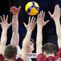 FOTOD | Läti võrkpallimeeskond sai Saksamaa vastu geimi kätte, kuid üllatust ei sündinud