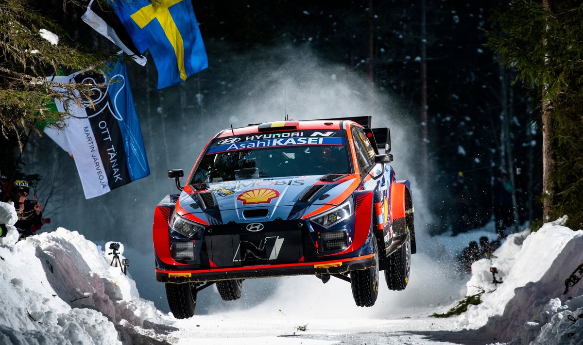WRC autode keskmise kiiruse rekord on mullusest Rootsi rallist Thierry Neuville'i käes.