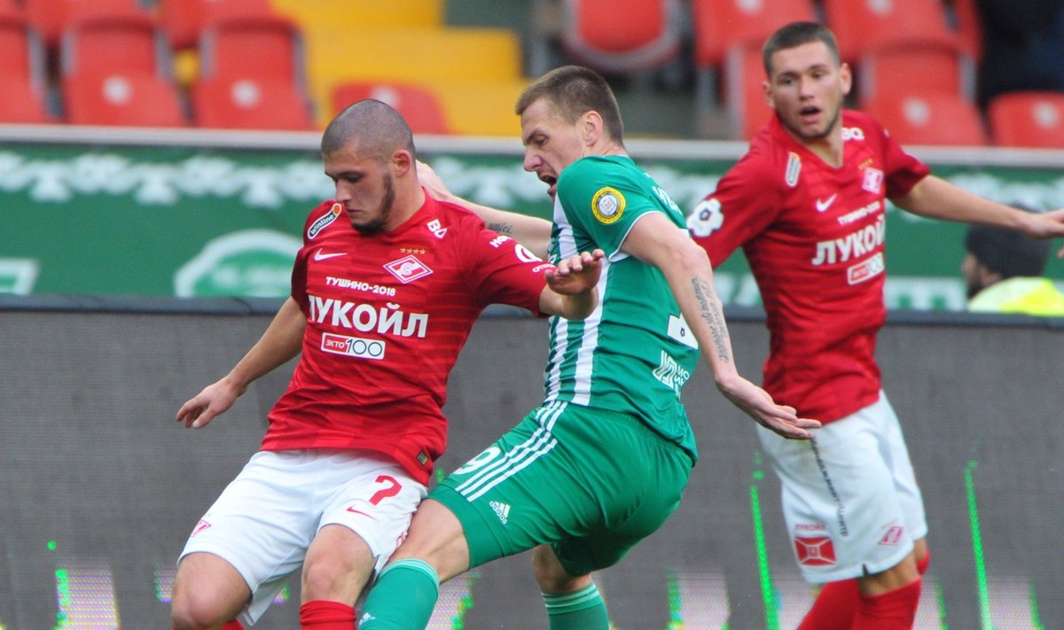 Russia Soccer Premier-League Ahmat - Spartak