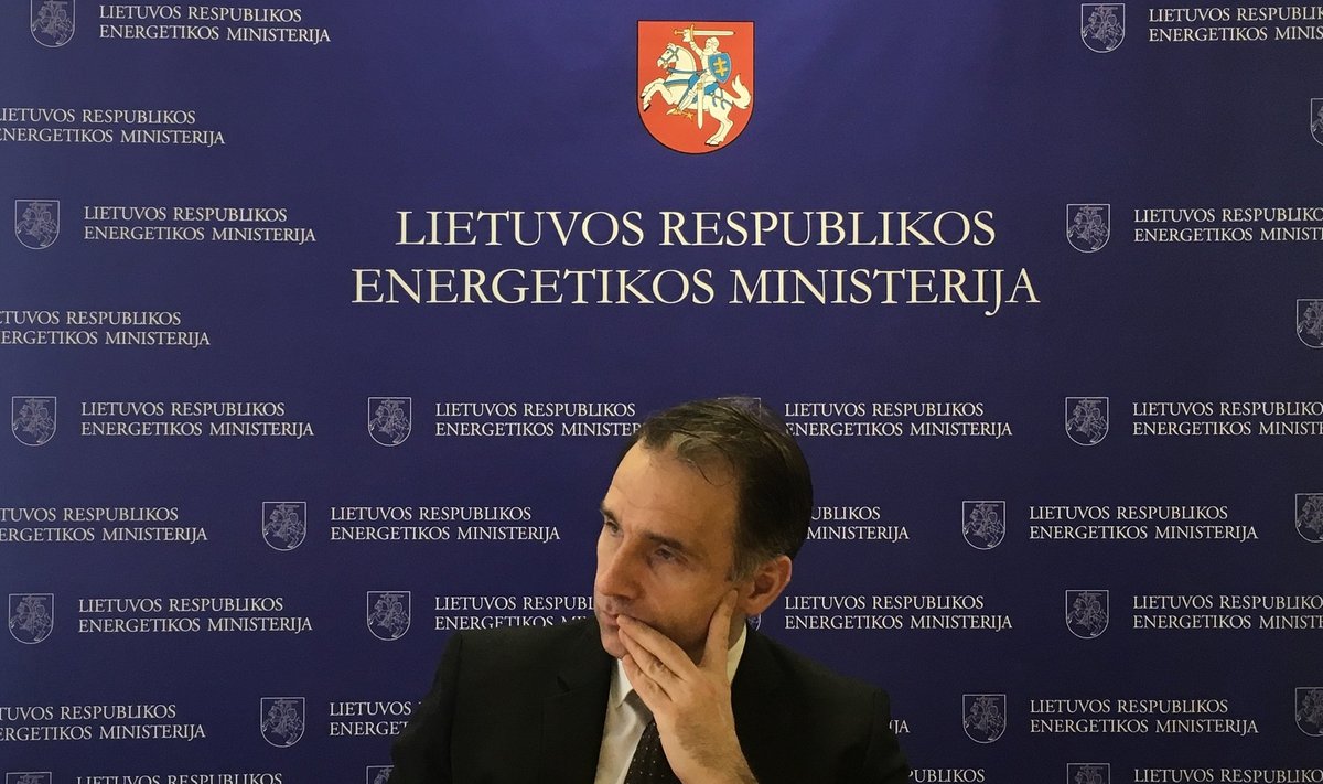 Leedu transpordi- ja kommunikatsiooniiminister Rokas Masiulis oma varasemas energeetikaministri amteis 2016. aastal..