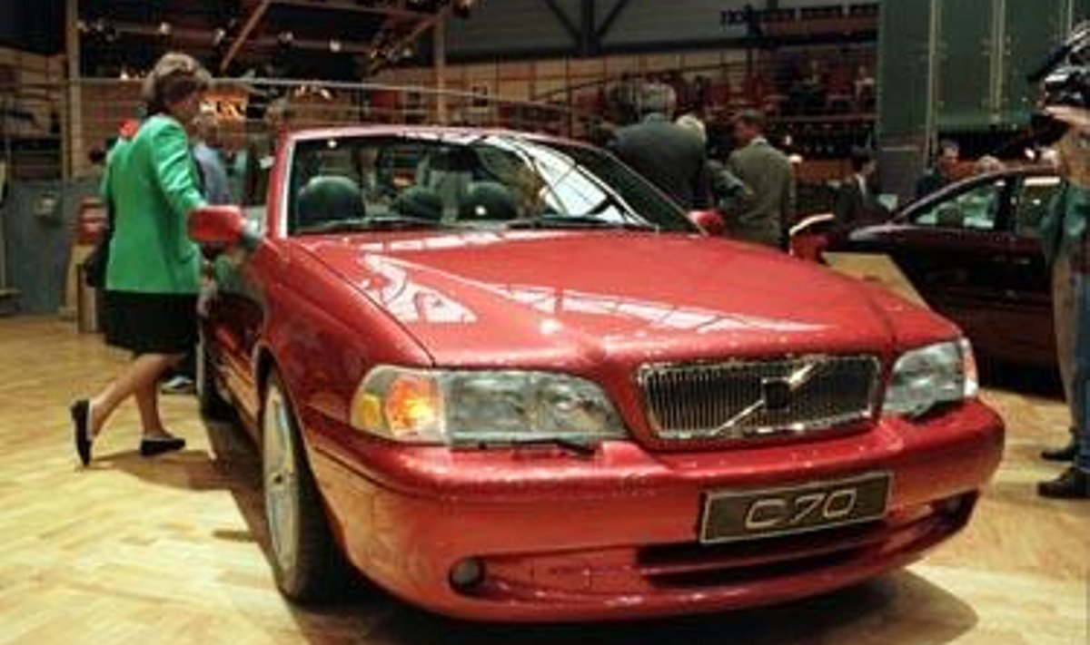 Volvo C70 Convertible Euroopa esmaesitlus 1997. aasta märtsis.