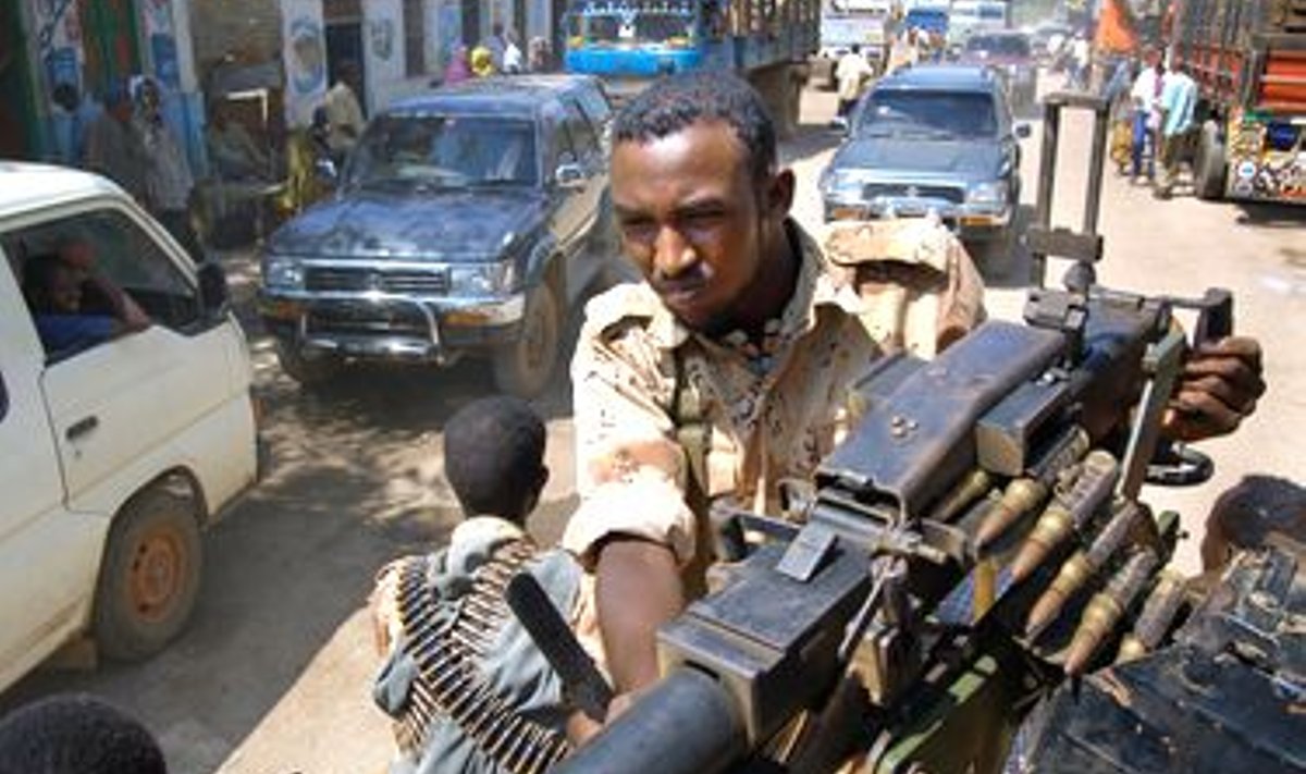 Somaalia valitsusväe sõdur
