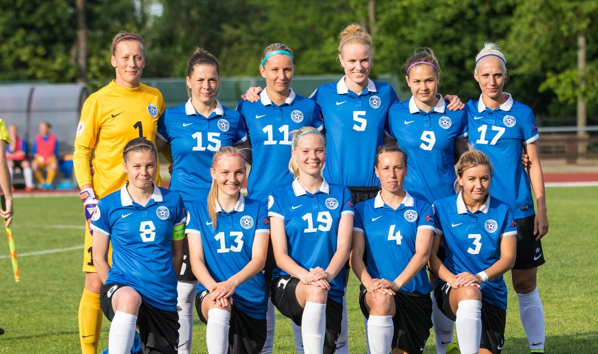 UEFA naiste EM-valikmäng, Eesti koondis