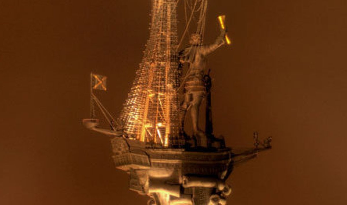 Peeter I mälestusmärk Moskvas tähistab Venema laevastiku 300. aastapäeva.