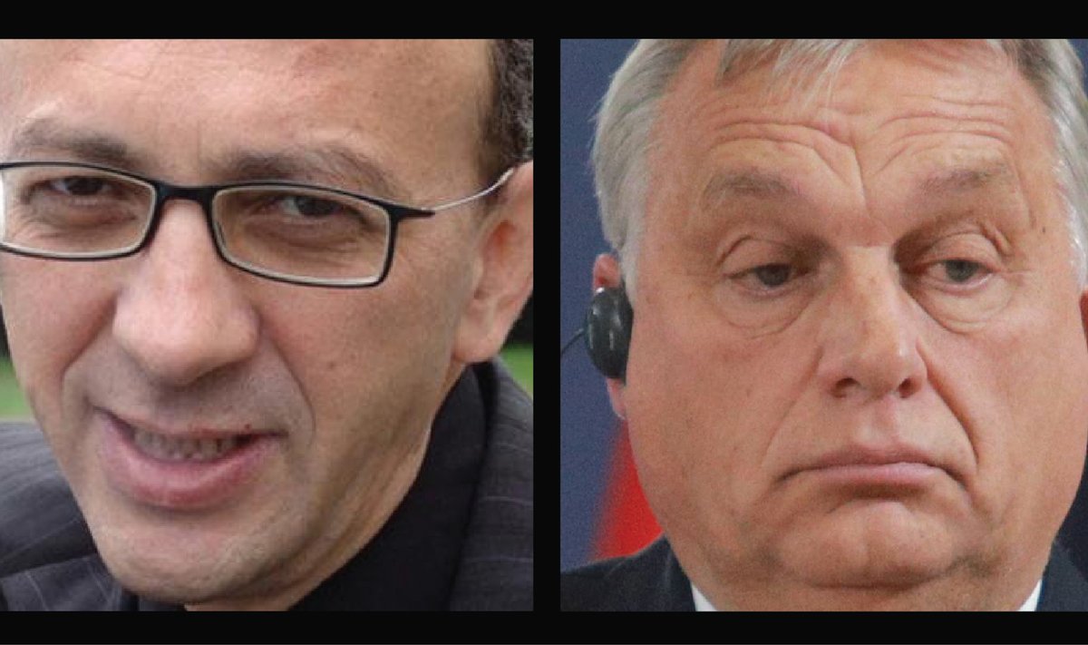 Справа - Виктор Орбан, слева - Александр Астров