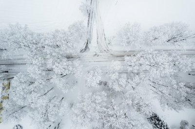 Pühapäevane karge ja lumine ilm