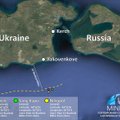 KAART | Ukraina: Venemaa eiras Ukraina sõjalaevade puutumatust rahvusvahelistes vetes