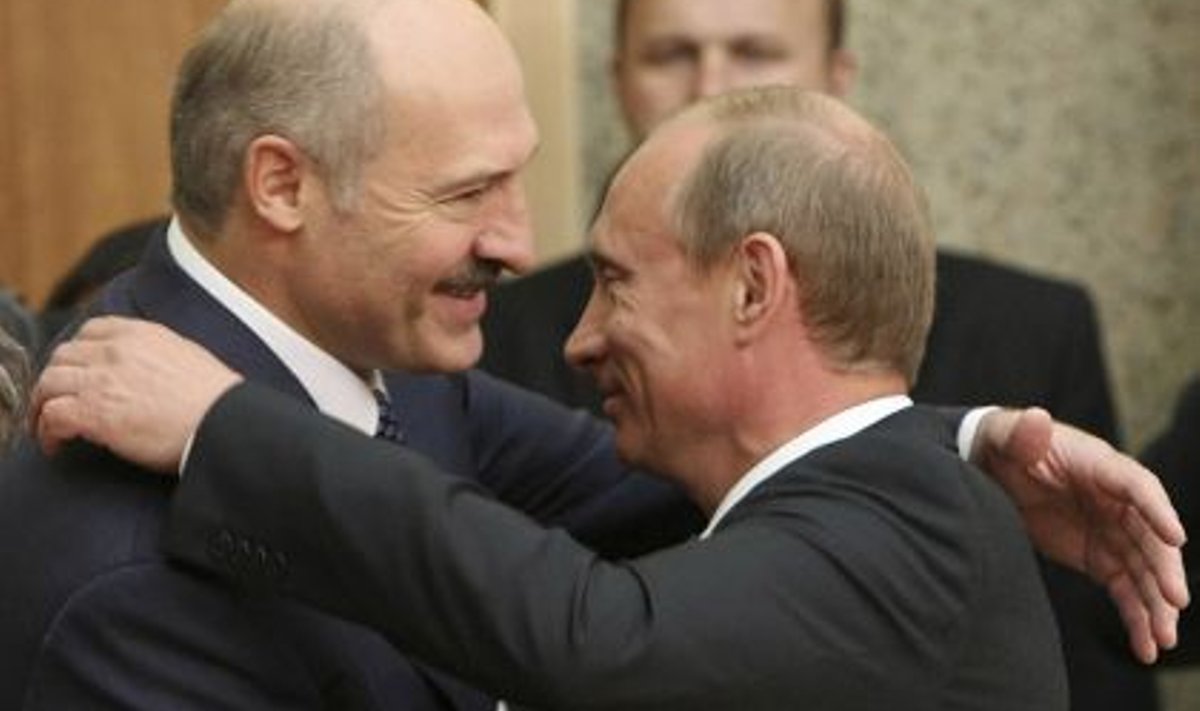  Vanad sõbrad: Aljaksandr Lukašenka ja Vladimir Putin 