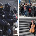 VIDEOÜLEVAADE | Grupikallidest märulipolitseini: sündmusterohke nädalavahetus viis protestijad Toompealt Vabaduse väljakule
