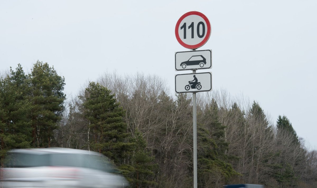 Mäo-Kose lõigul viiakse piirkiirus esmakordselt Eestis 120 kilomeetrini tunnis.