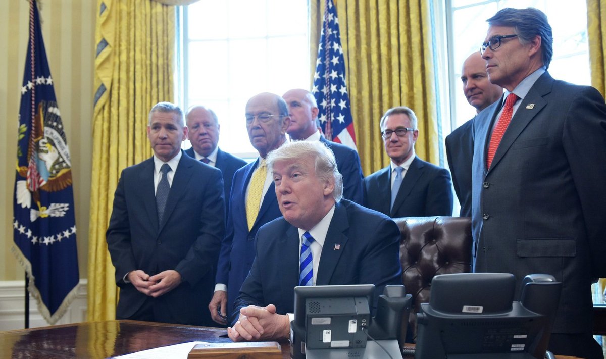 USA president Donald Trump teatas heakskiidu andmisest Keystone XL torujuhtme ehituseks