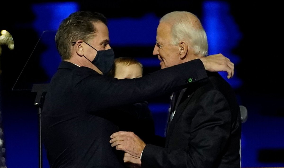 Hunter ja Joe Biden