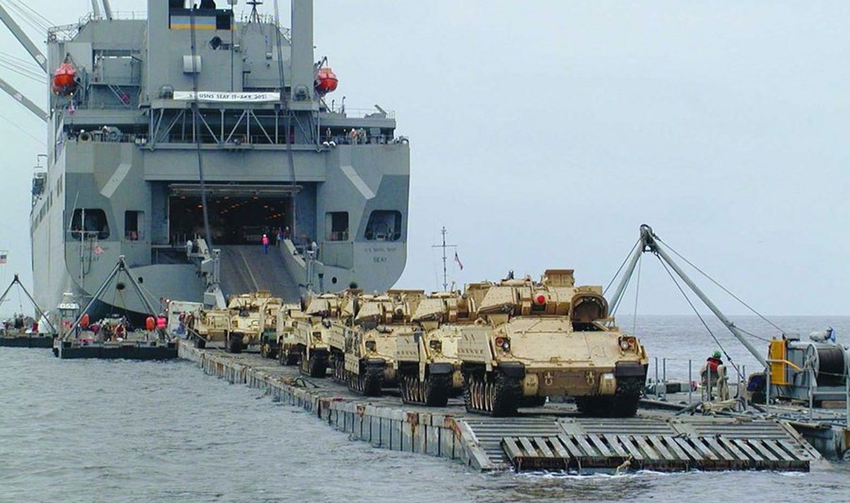 USA mereväe transpordilaev  saabub Paldiskisse 7. juunil