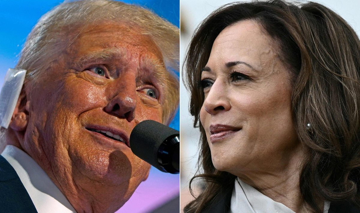 Viimases Michigani kampaaniakõnes kritiseeris Donald Trump (vasakul) Kamala Harrist liigse naermise eest ja nimetas teda peast põrunuks. Töö paremate rünnakute leidmiseks alles käib.