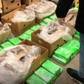 Стоимость кокаина, обнаруженного в ящиках с бананами в Maxima, составляет 30 миллионов евро