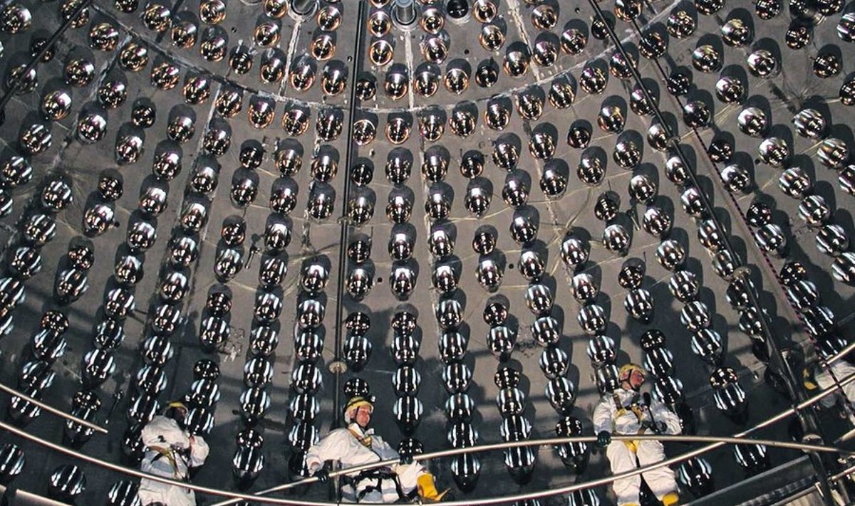 Neutriinodetektori teraskera asub Gran Sassos ligi pooleteise kilomeetri sügavusel maa all. (LiveScience)