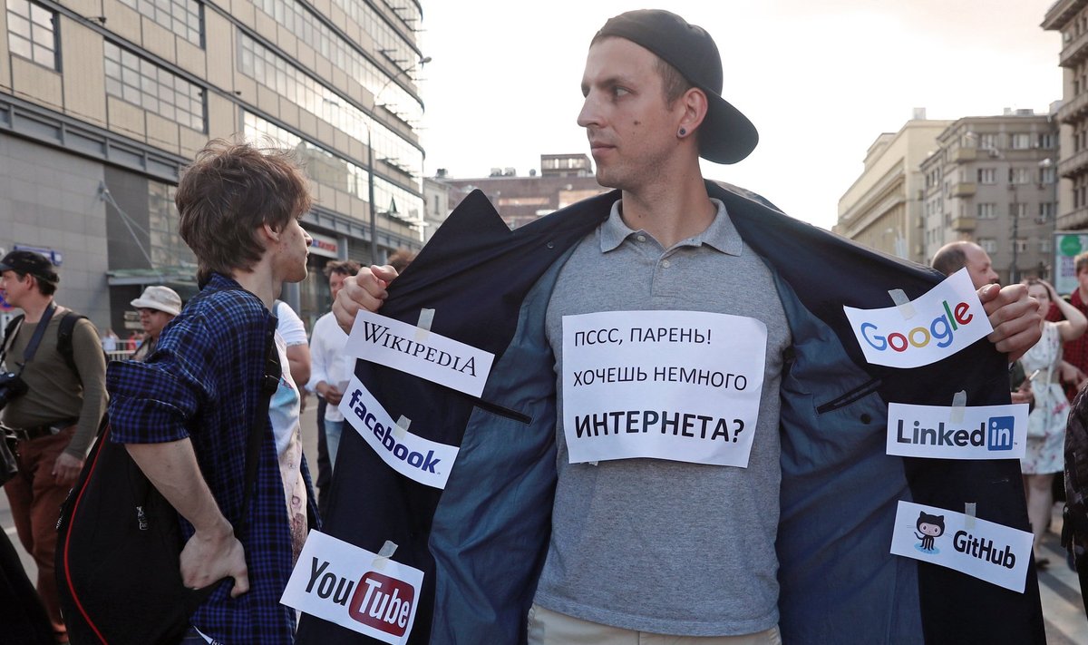 Moskvas toimus 23. juulil meeleavaldus, kus nõuti internetivabaduse kaitsmist.