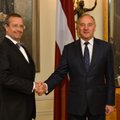 ФОТО: Президент Ильвес начал свой визит в Латвию