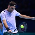Igihaljas Federer võitis "põlvkondade lahingu" ning jõudis 14. korda aastalõputurniiri poolfinaali