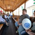 ФОТО и ВИДЕО DELFI: Смотрите, как прошло празднование 125 дня рождения таллиннского трамвая