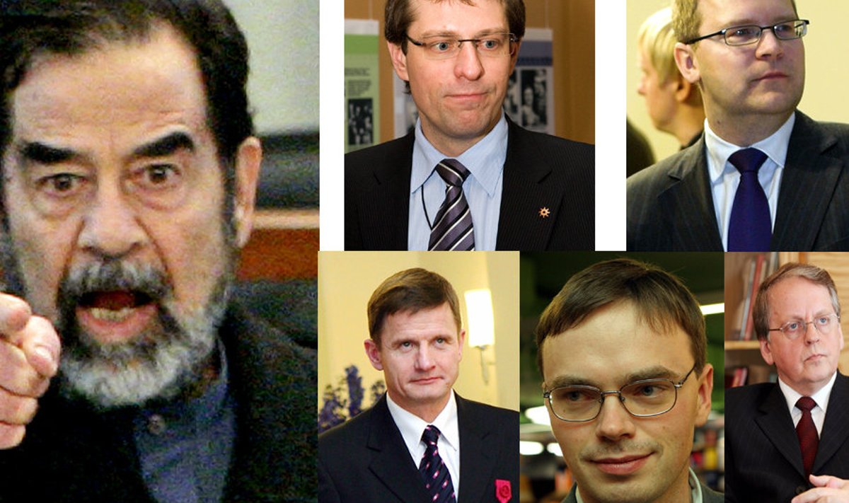 Eesti poliitikud on eriarvamusel, kas nõustuda Saddam Husseini surmaotsusega või mitte.