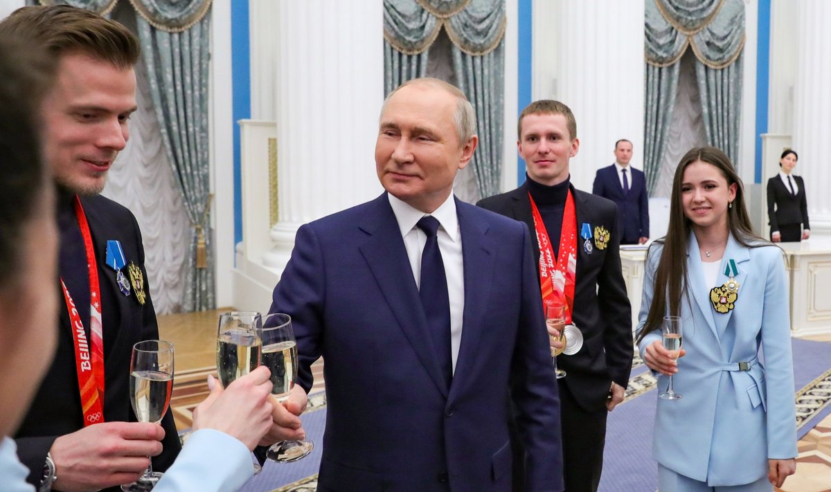 Vladimir Putin õnnitleb Venemaa olümpiasportlasi