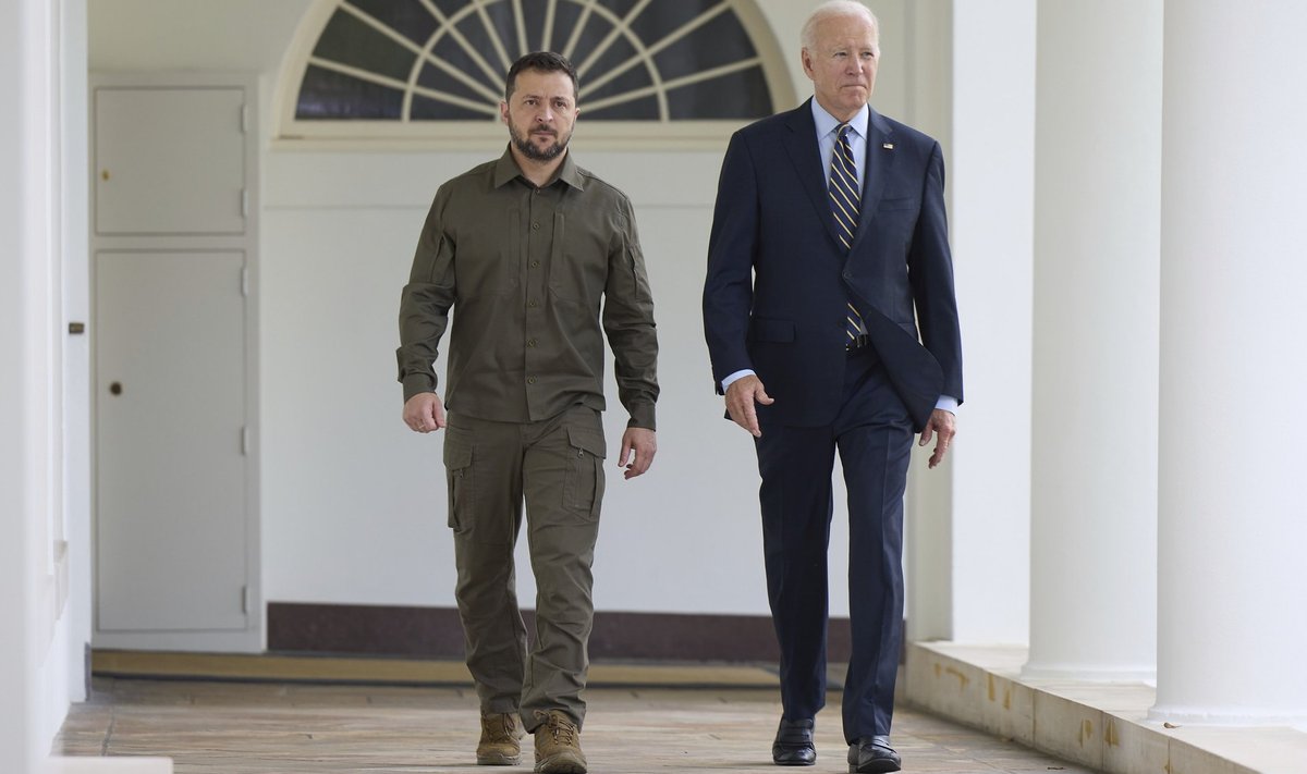 U.S President Joe Biden Meets with Ukrainian President Zelenskyy