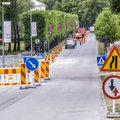 DELFI FOTOD | Laske president läbi! Kadriorus parandatakse Weizenbergi tänavat