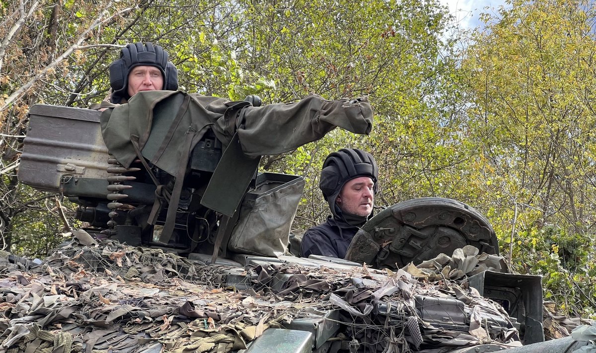 Ukraina tankistidega õppustel