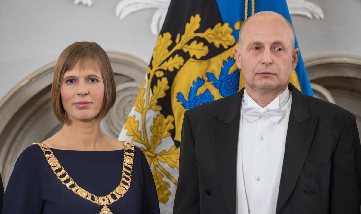 President Kersti Kaljulaid abikaasa Georgi-Rene Maksimovskiga