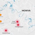 KAART | Kui lähedale Moskvat rünnanud droonid kesklinnale jõudsid? 