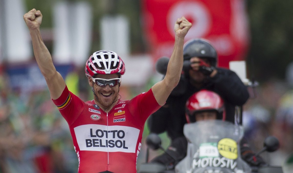 Vueltal etapivõidu saavutanud Adam Hansen