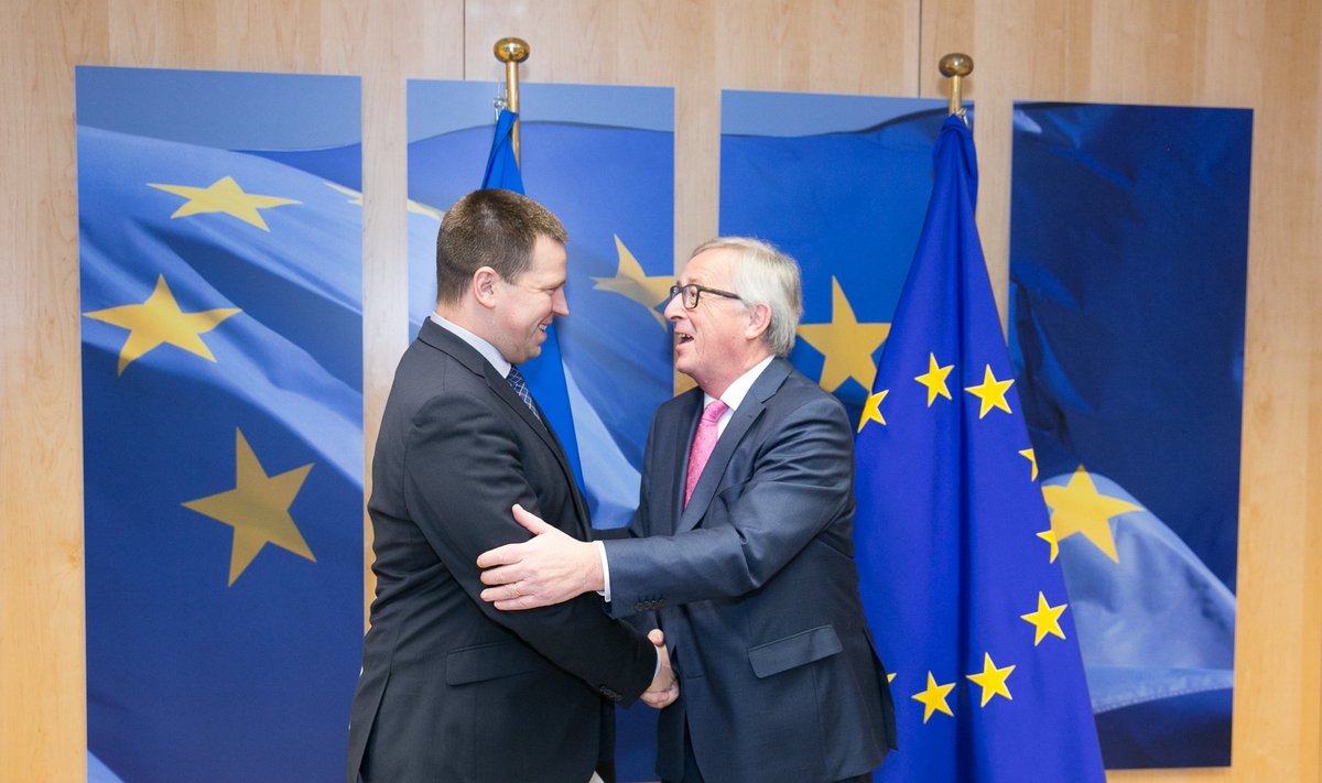 Jüri Ratas kohtus Jean-Claude Junckeriga