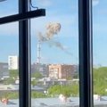 VIDEO JA FOTOD | Harkivi teletorn varises Vene raketirünnaku tõttu kokku