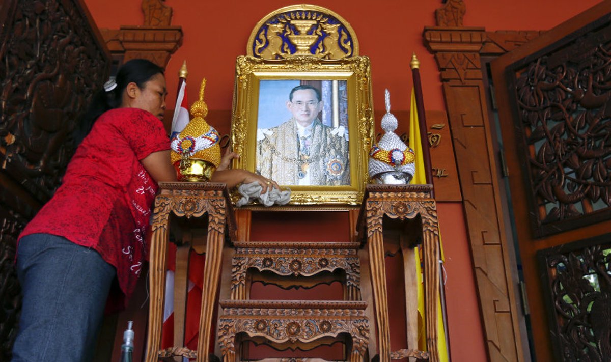 Kuningas Bhumibol Adulyadej on Tais väga austatud mees.