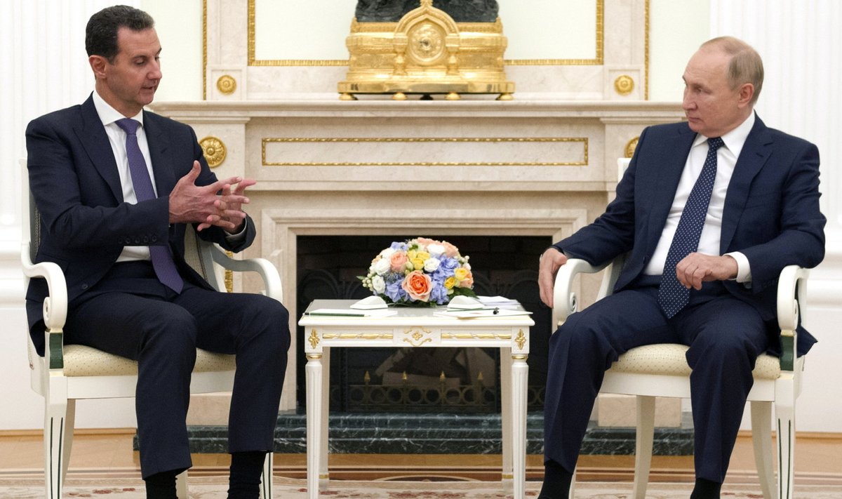 Vene riigipea Vladimir Putin kohtus eile Moskvas Süüria presidendi Bashar al-Assadiga.